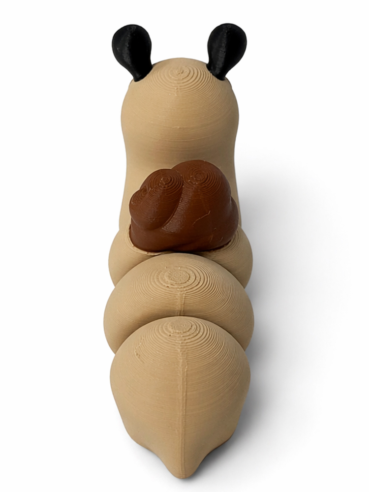3D kloubový šnek – ohebná flexi figurka
